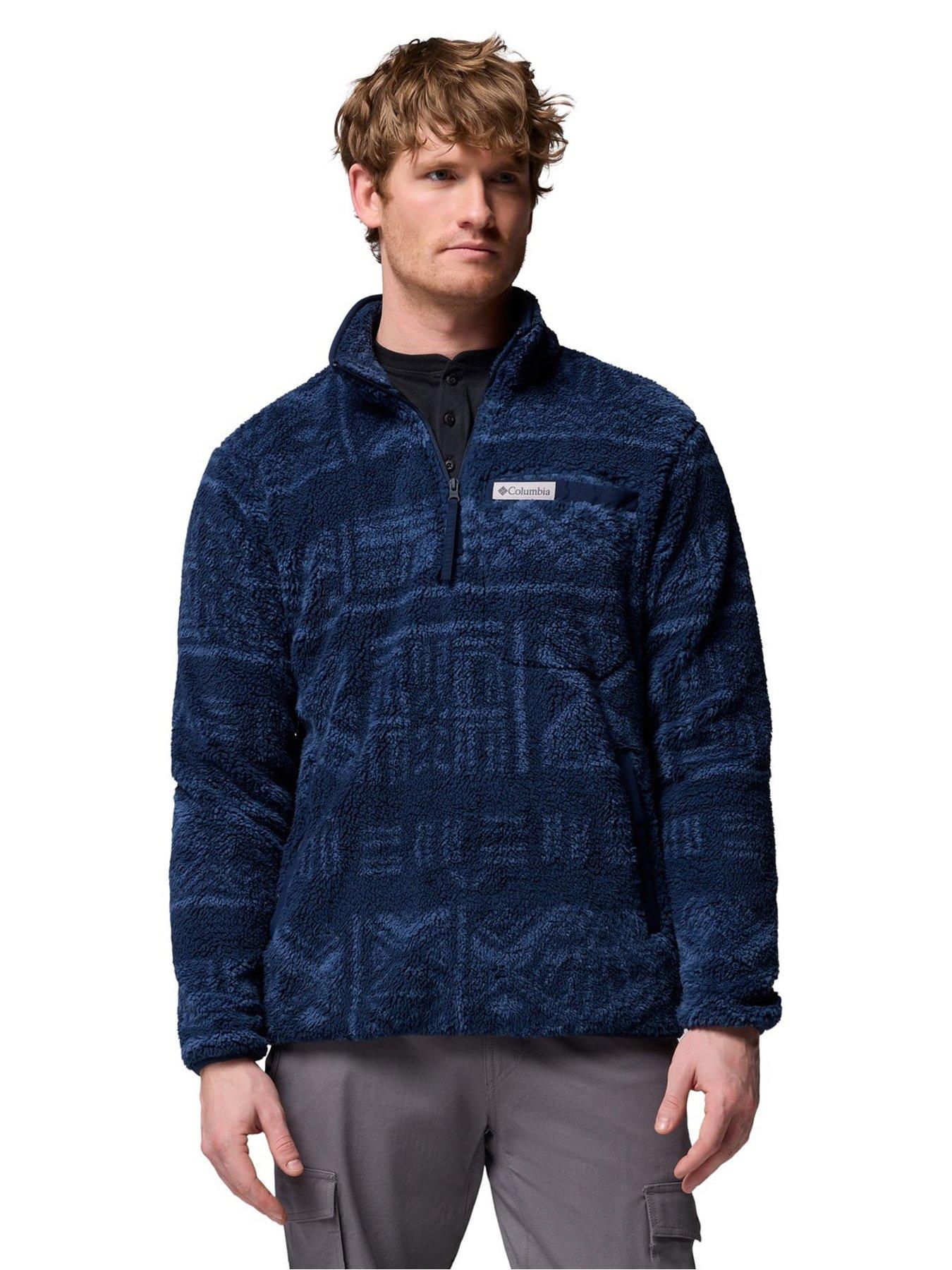 Columbia Mens Rugged Ridge High Pile Fleece - Navy