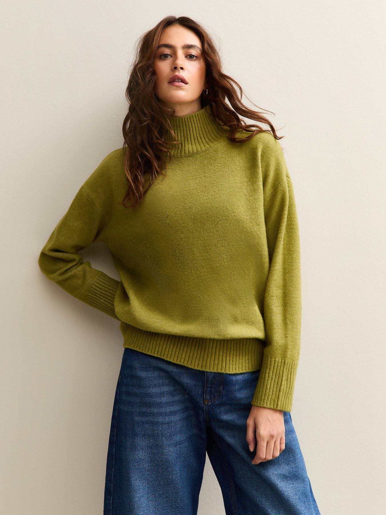 new-look-green-oversized-high-jumperoutfit