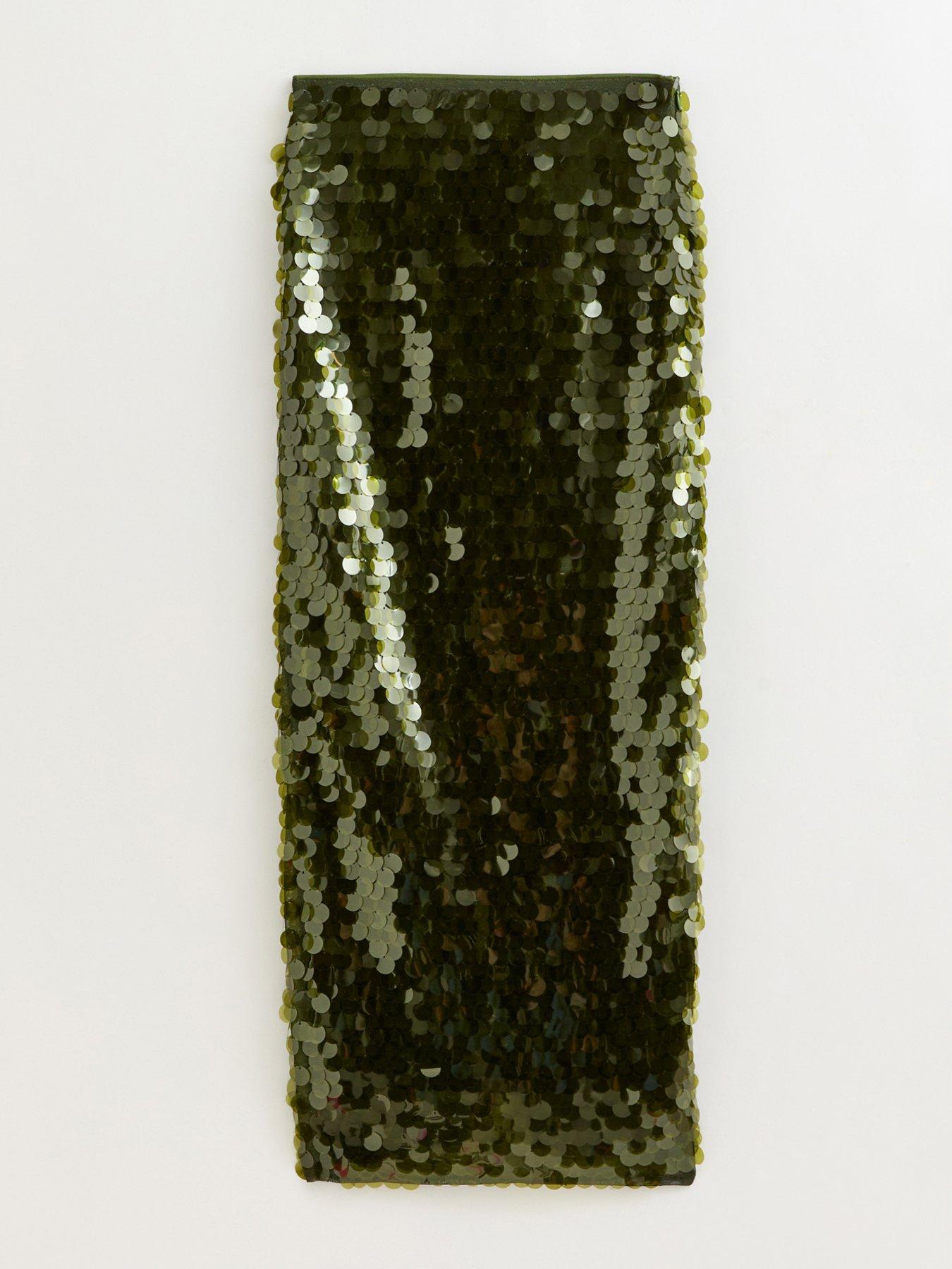 new-look-khaki-sequin-midi-skirtdetail