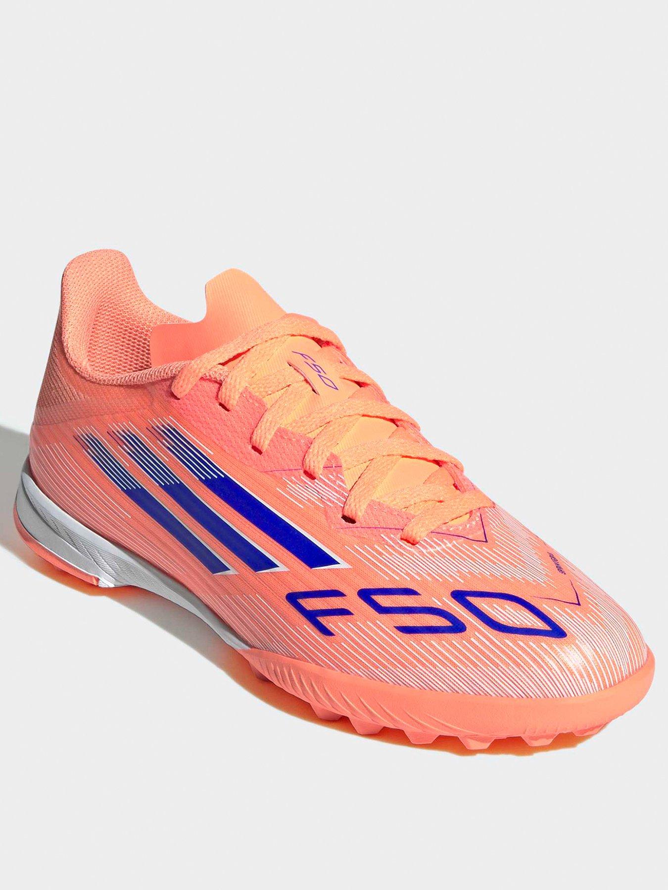 Image 2 of 7 of adidas Junior F50 League Astro Turf Football Boot - Orange