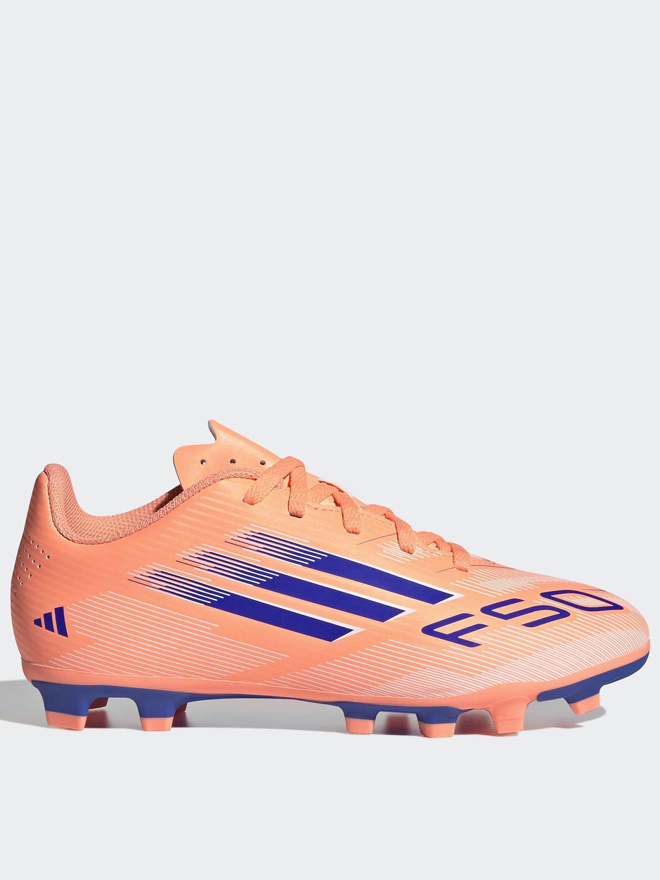 adidas Junior F50 Club Firm Ground Football Boot - Orange