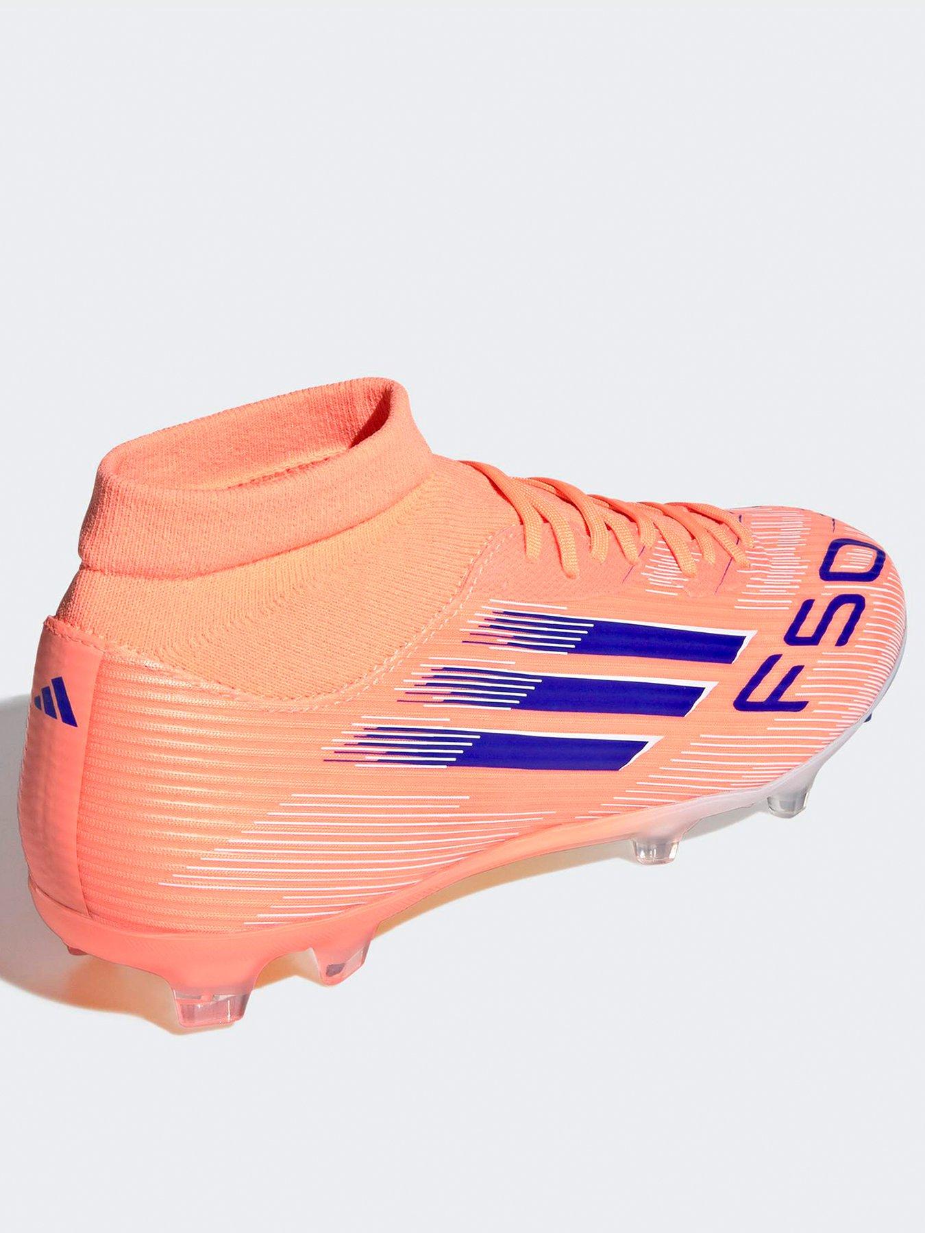 Image 3 of 7 of adidas Mens F50 League Firm Ground Mid Football Boot - Orange