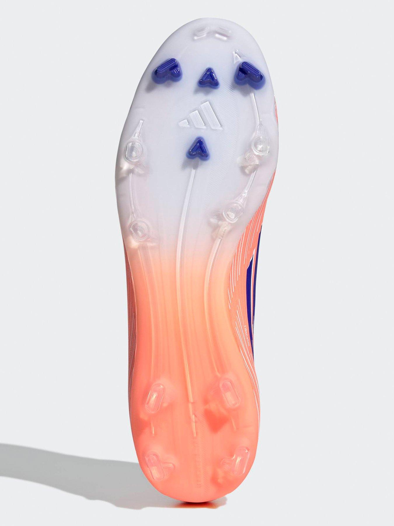 Image 5 of 7 of adidas Mens F50 League Firm Ground Mid Football Boot - Orange