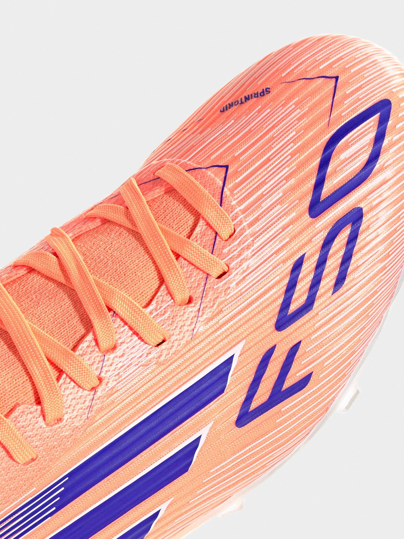 Image 7 of 7 of adidas Mens F50 League Firm Ground Mid Football Boot - Orange