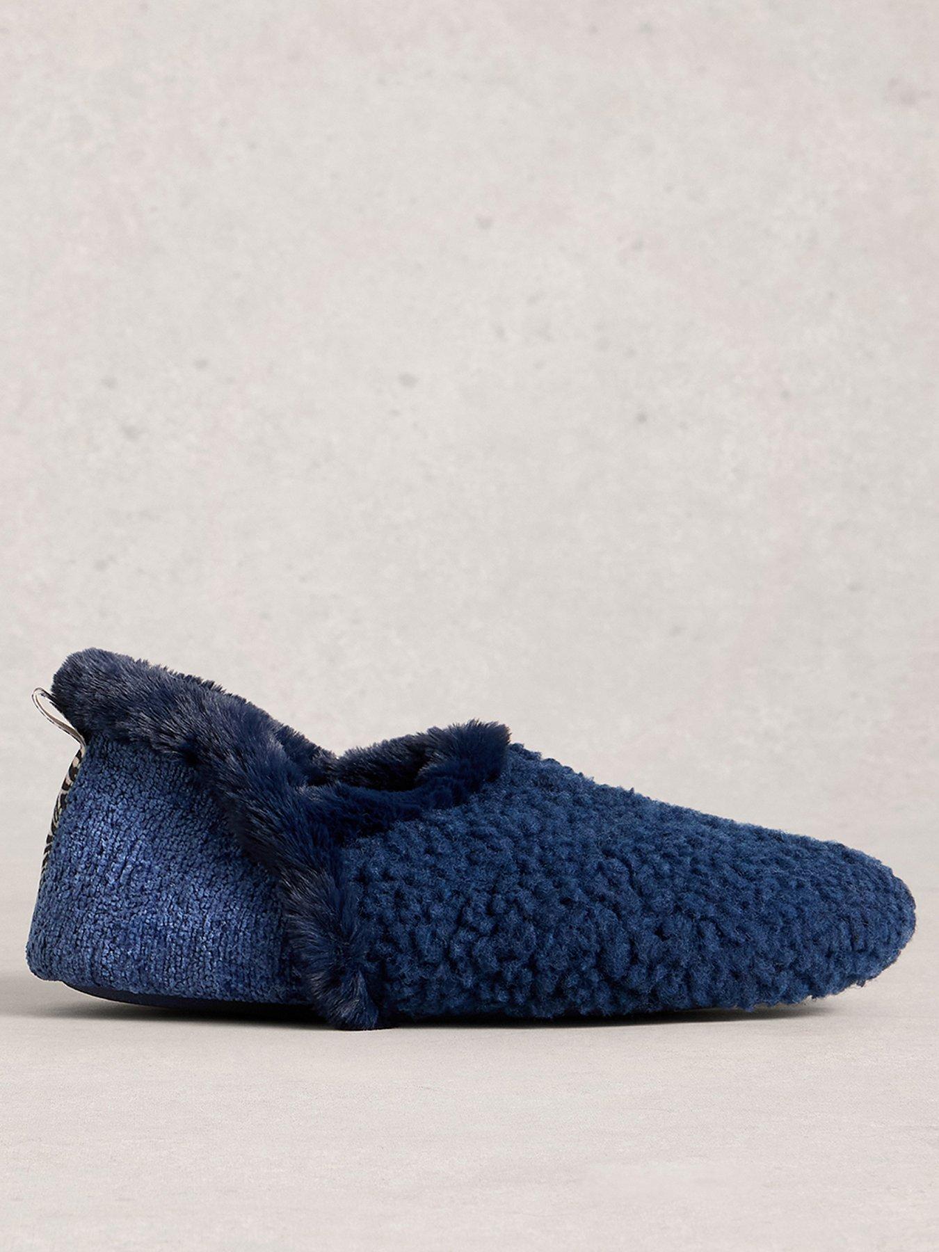 Image 1 of 4 of White Stuff Reya Closed Back Slipper - Blue