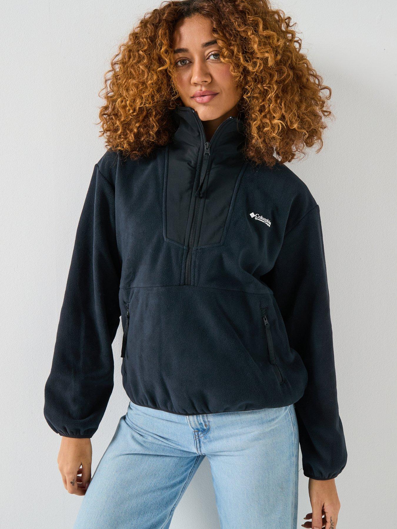 Image 1 of 4 of Columbia Womens Sequoia Grove 1/2 Zip Fleece - Black