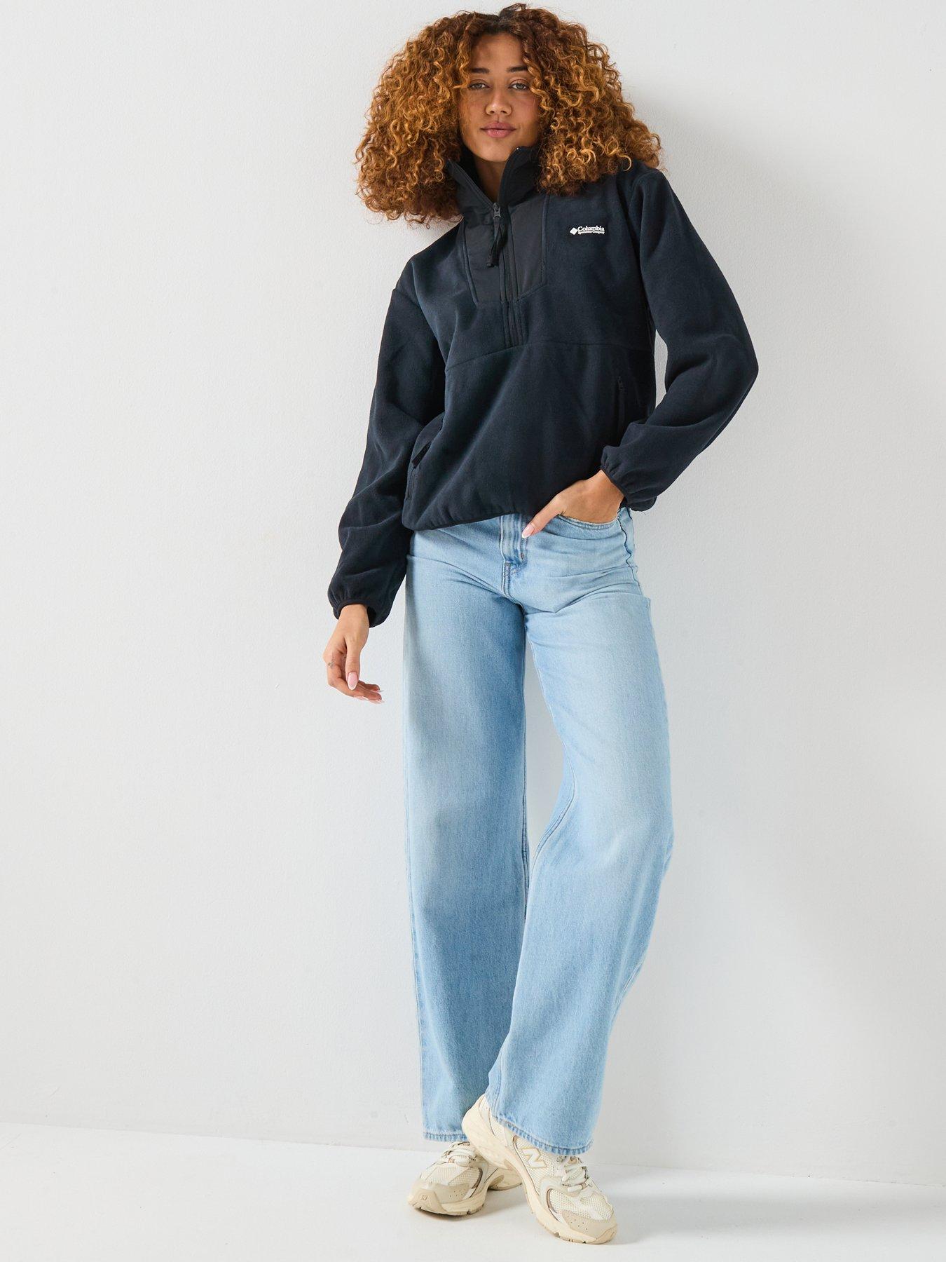 Image 3 of 4 of Columbia Womens Sequoia Grove 1/2 Zip Fleece - Black