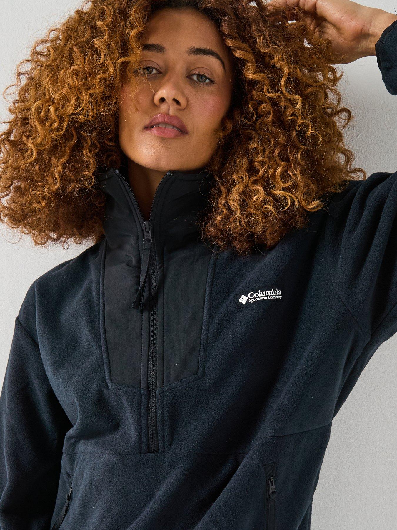 Image 4 of 4 of Columbia Womens Sequoia Grove 1/2 Zip Fleece - Black