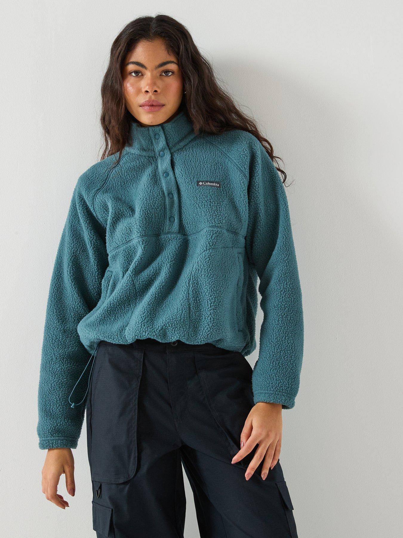 Columbia Womens Jasper Ridge Pebbled Fleece - Black