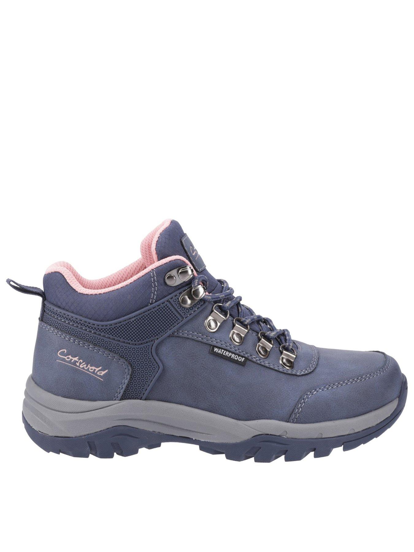 Cotswold Womens Overbury Walking Boots - Blue