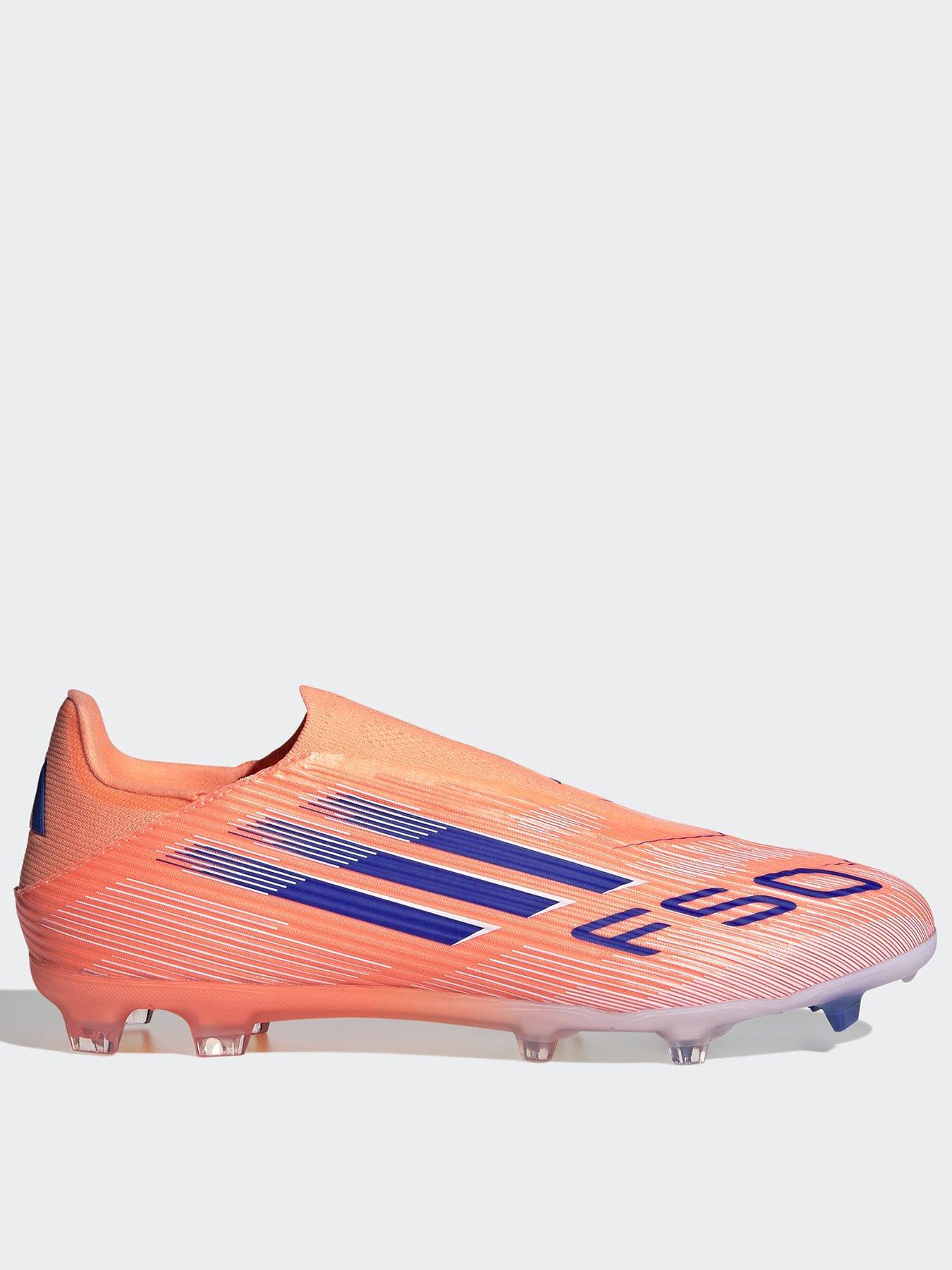 adidas Mens F50 League Laceless Firm Ground Football Boot - Orange