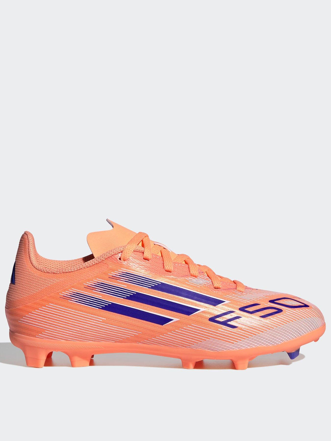 adidas Junior F50 League Firm Ground Football Boot - Orange