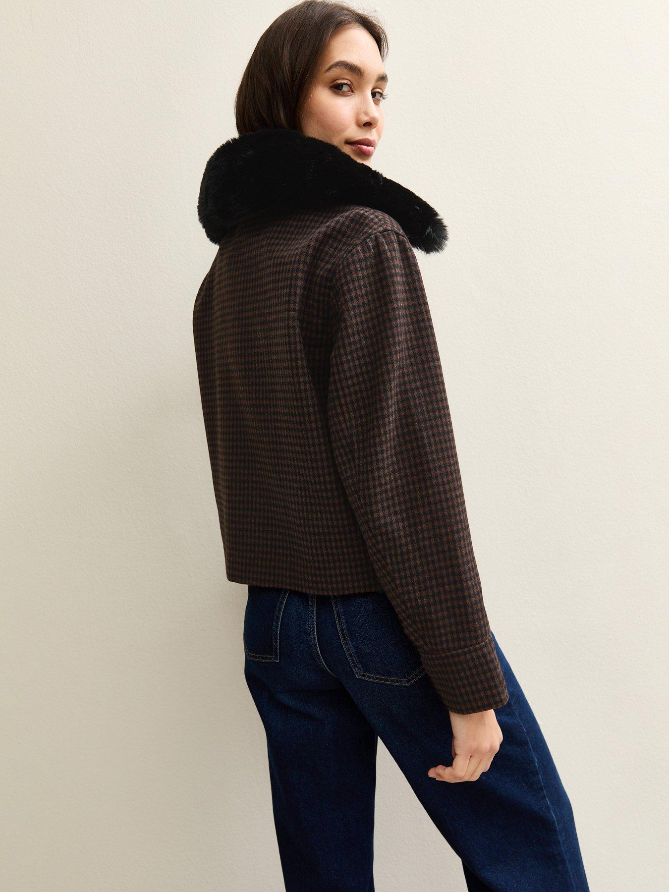 new-look-brown-faux-fur-collar-check-jacketstillFront