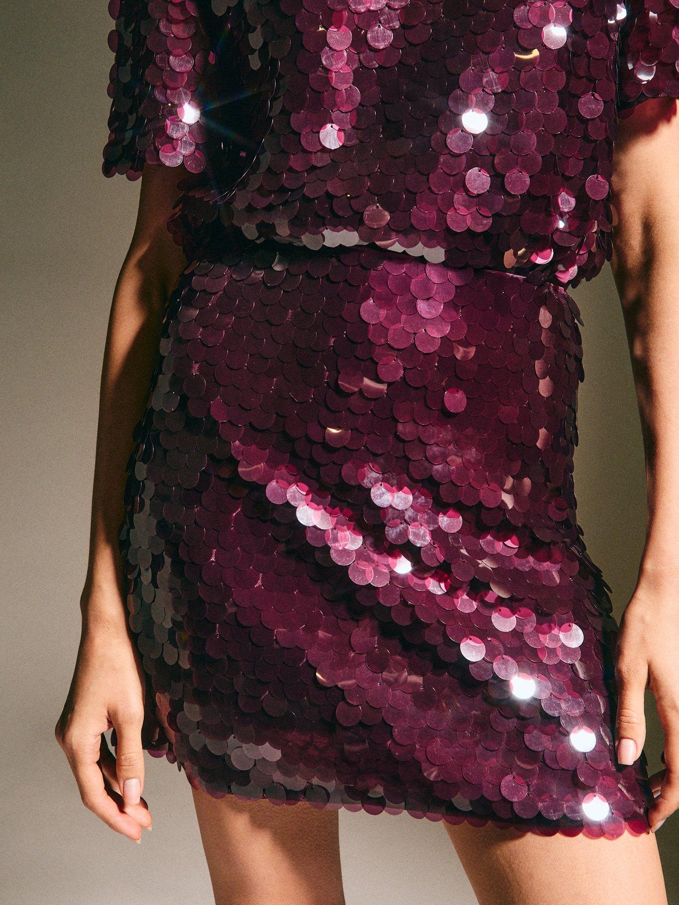 new-look-dark-burgundy-sequin-mini-skirtdetail