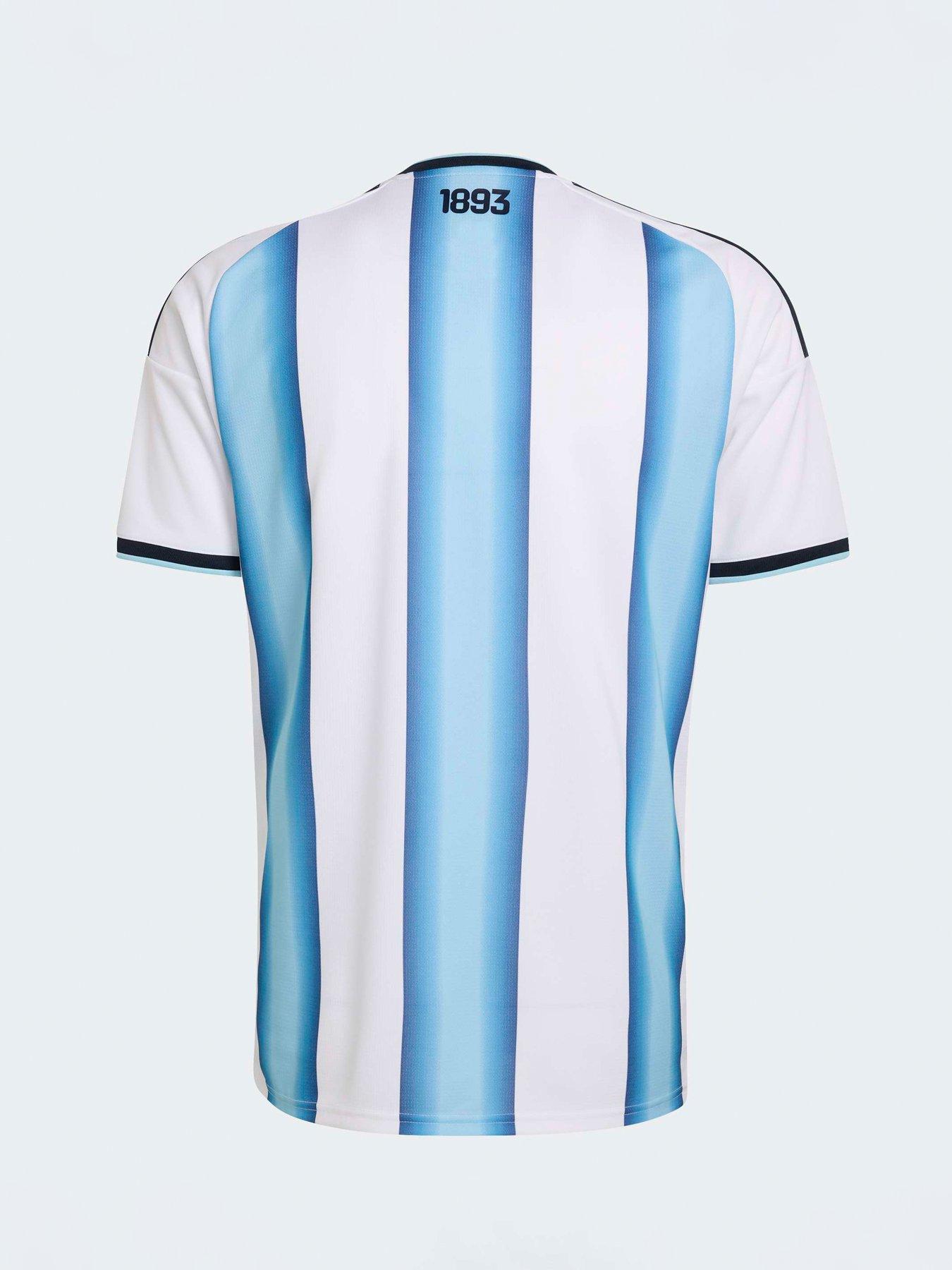 Image 2 of 6 of adidas Mens Argentina Replica 26 Home Football Shirt - White