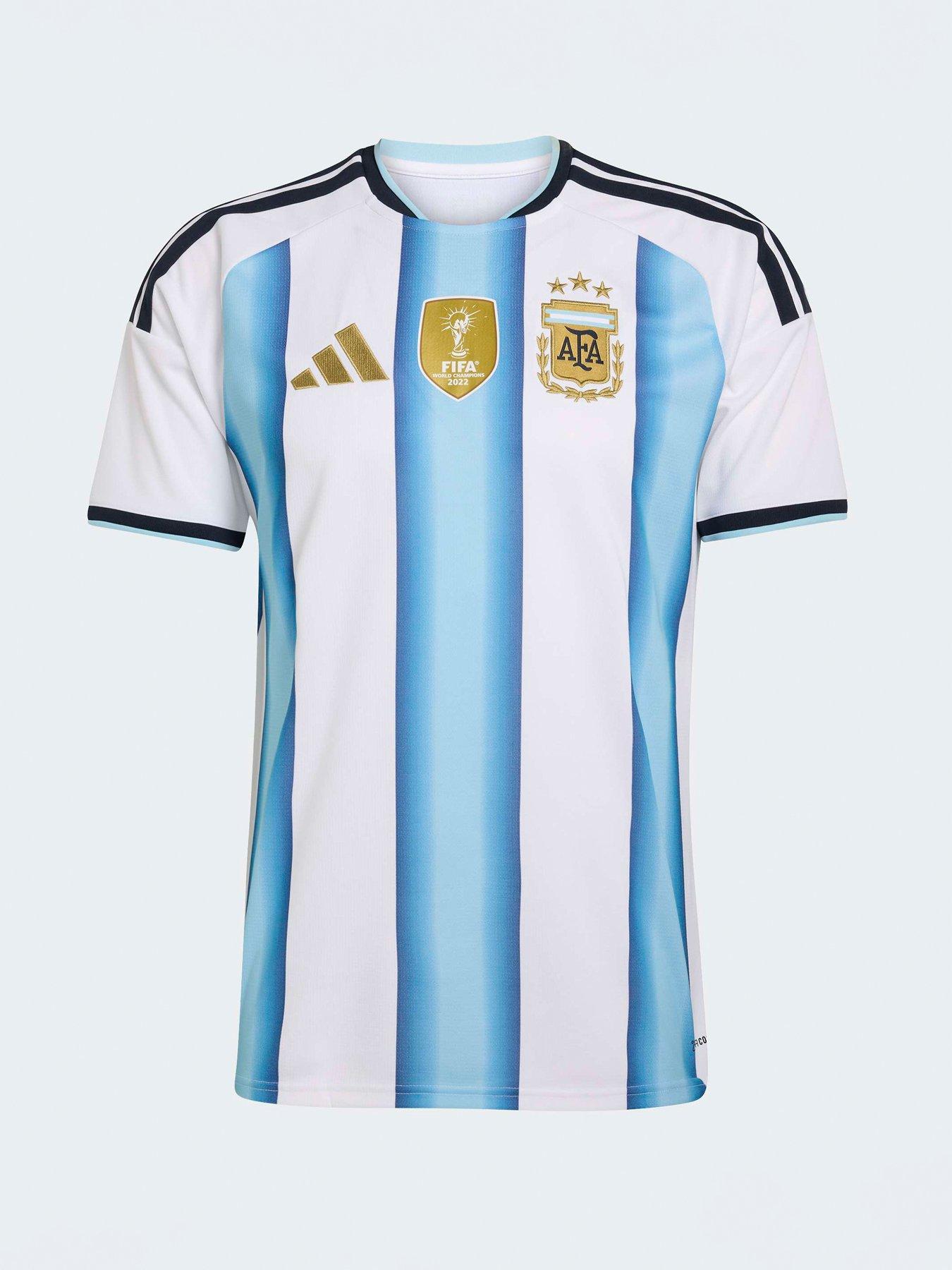 Image 3 of 6 of adidas Mens Argentina Replica 26 Home Football Shirt - White