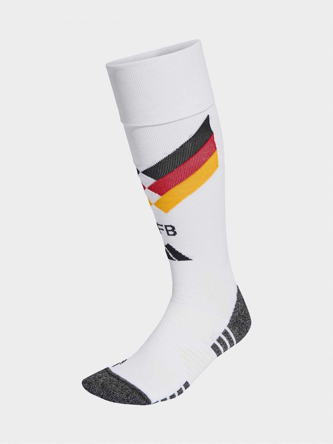 Image 1 of 3 of adidas Mens Germany Home Football Socks - White