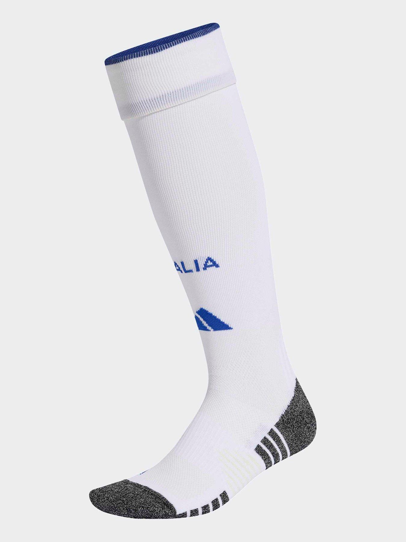 adidas Mens Italy Home Football Socks - White