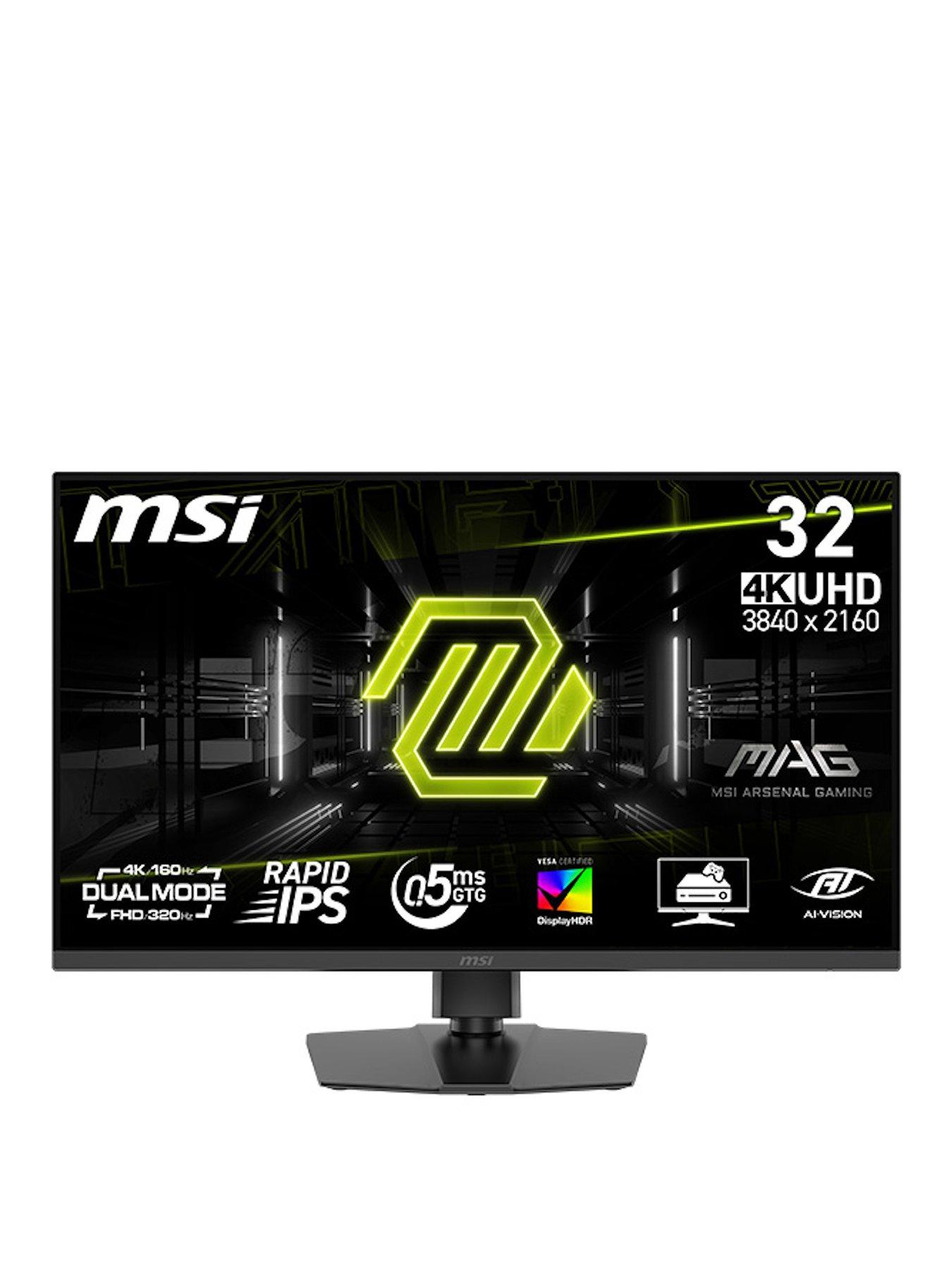 undefined MAG 322URDF E16 32-inch, 4K UHD, Dual Mode 160Hz 4K/320Hz FHD, Rapid IPS, Adaptive Sync Gaming Monitor