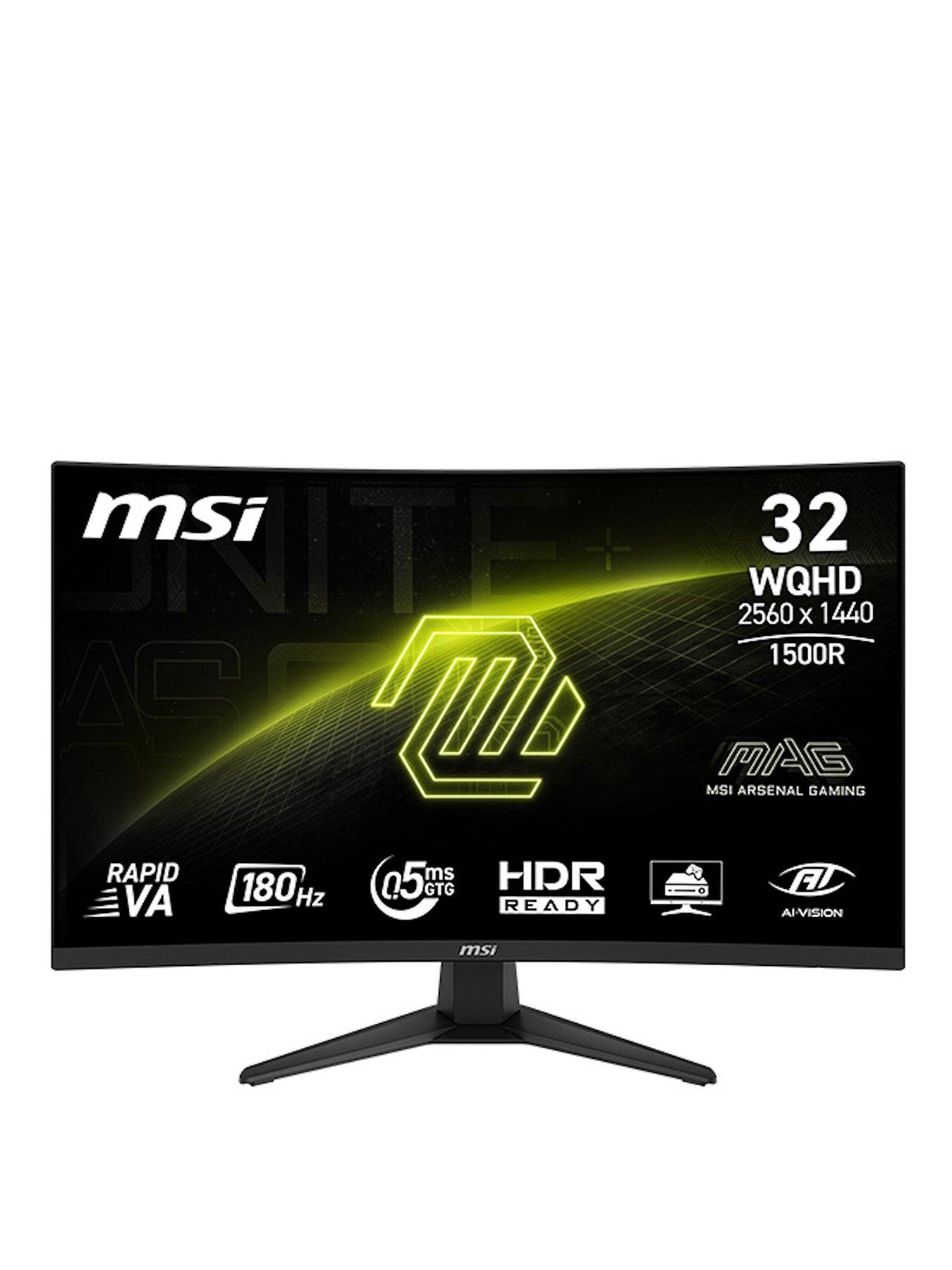 MSI MAG 321CQF E18 32-inch, WQHD, 180Hz, 0.5ms, Adaptive Sync 1000R Curved Gaming Monitor