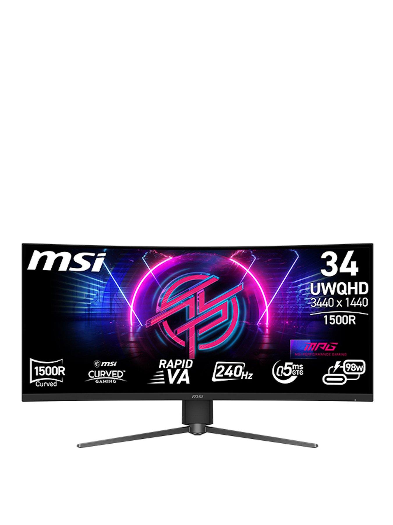 undefined MPG 346CQRF X24 34-inch, UWQHD, 240Hz, 0.5ms, Adaptive Sync 1500R Curved Gaming Monitor