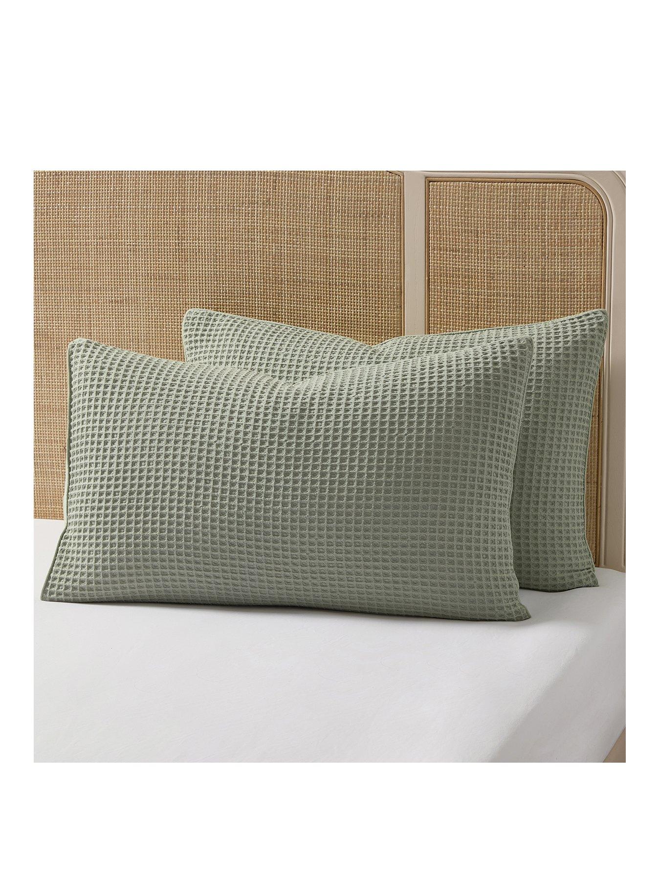dusk-portofino-waffle-standard-pillowcase-pair-sagestillFront