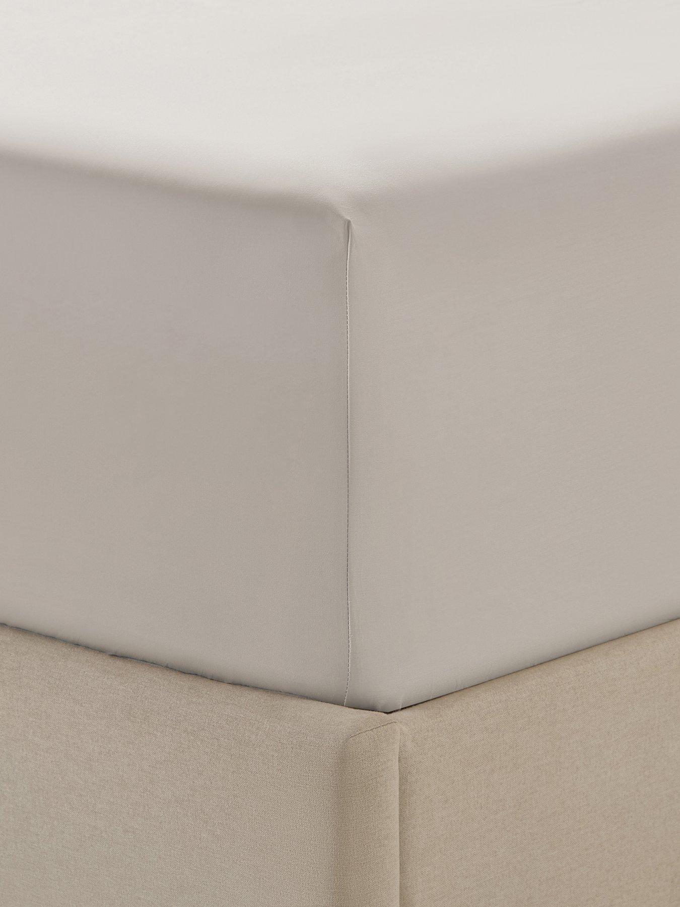 Image 1 of 3 of Dusk Regent Standard Fitted Sheet 400 Thread Count- Champagne