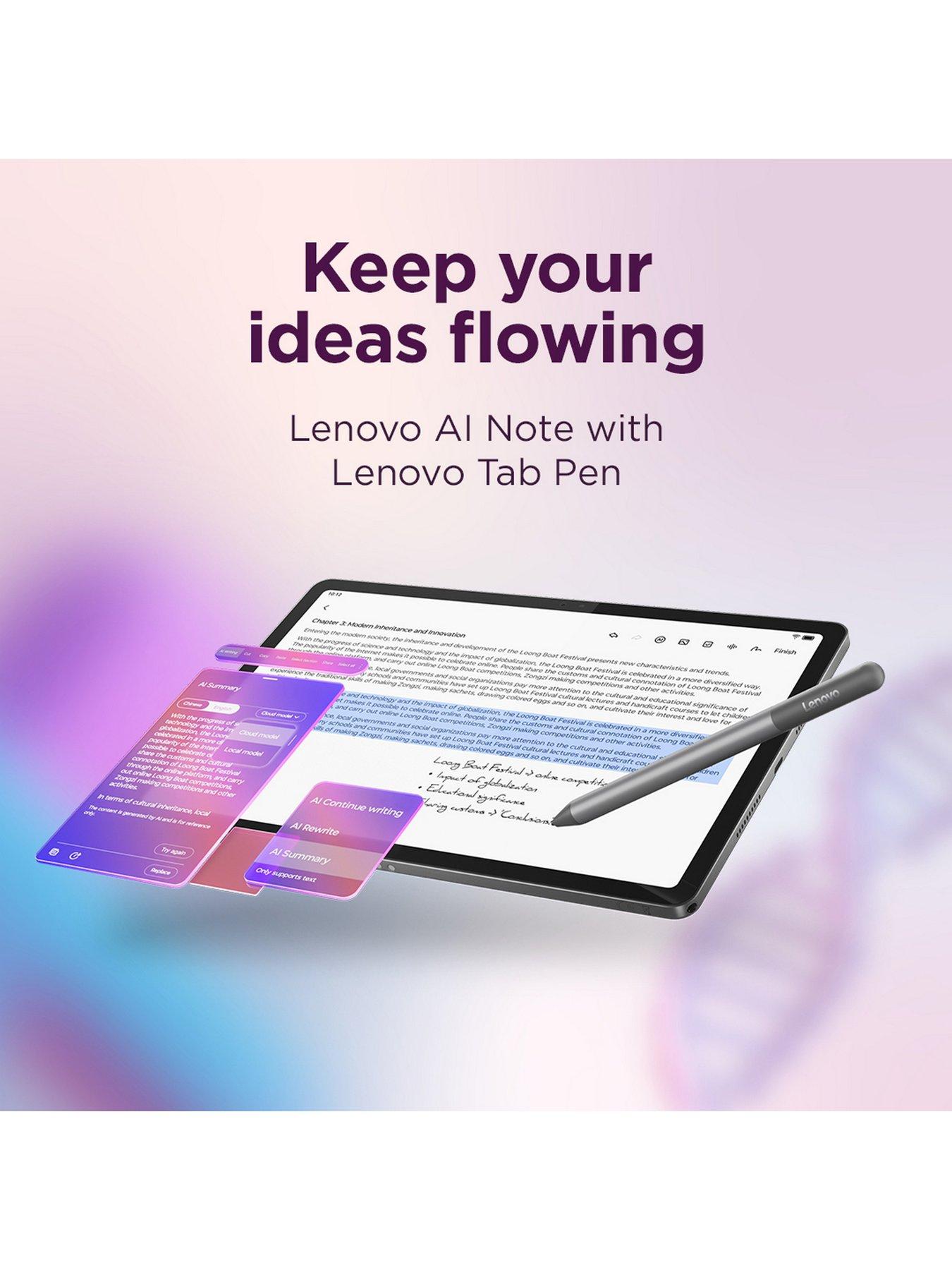 Image 5 of 7 of Lenovo Idea Tab 11" Tablet,&nbsp;128GB with Folio Keyboard &amp; Tab Pen