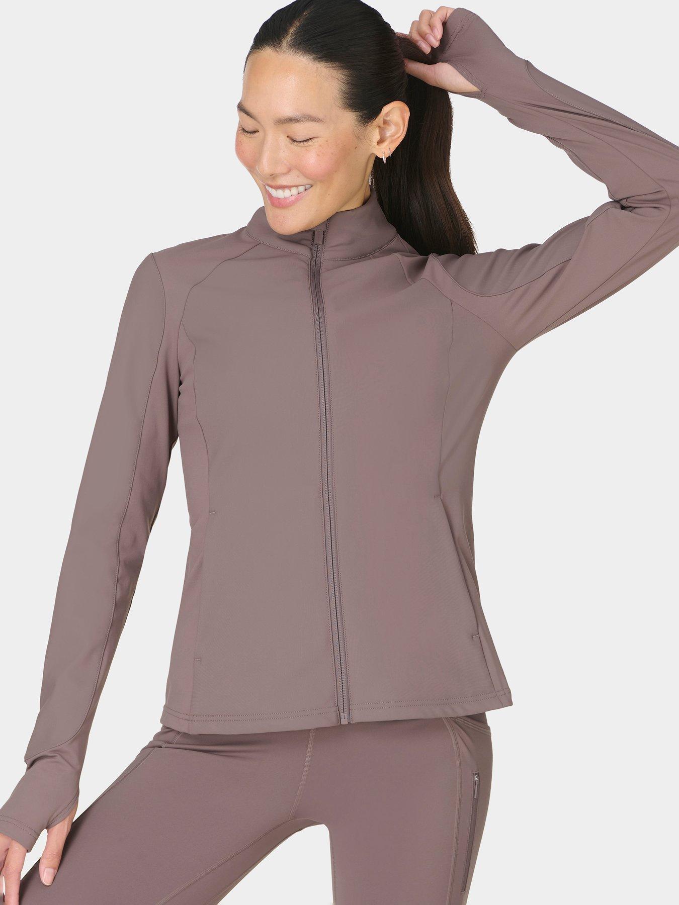 Sweaty Betty Womens Training Winter Power Softshell Jacket - Brown