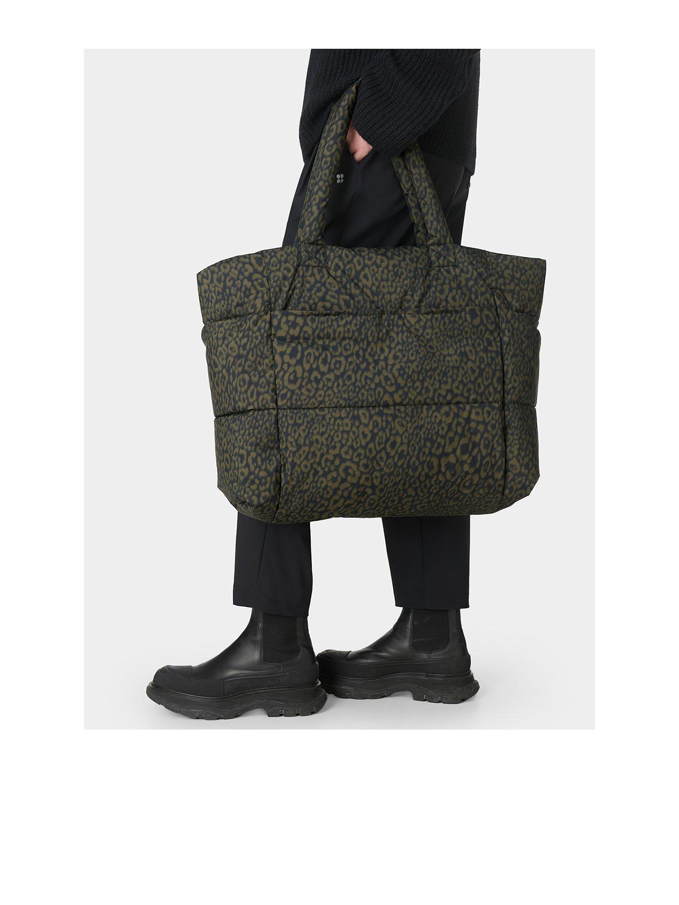 Sweaty Betty Nimbus Large Cloud Bag - Leopard Print