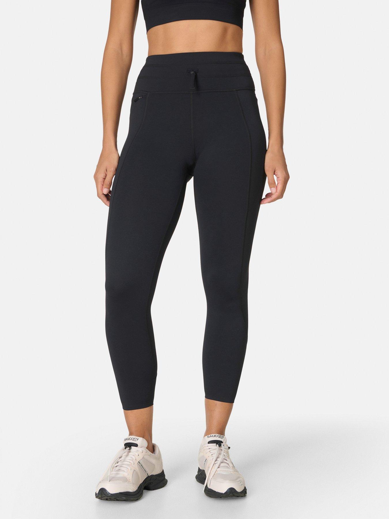 Sweaty Betty Womens Therma Boost Heat Tech 7/8 Walking Tights - Black