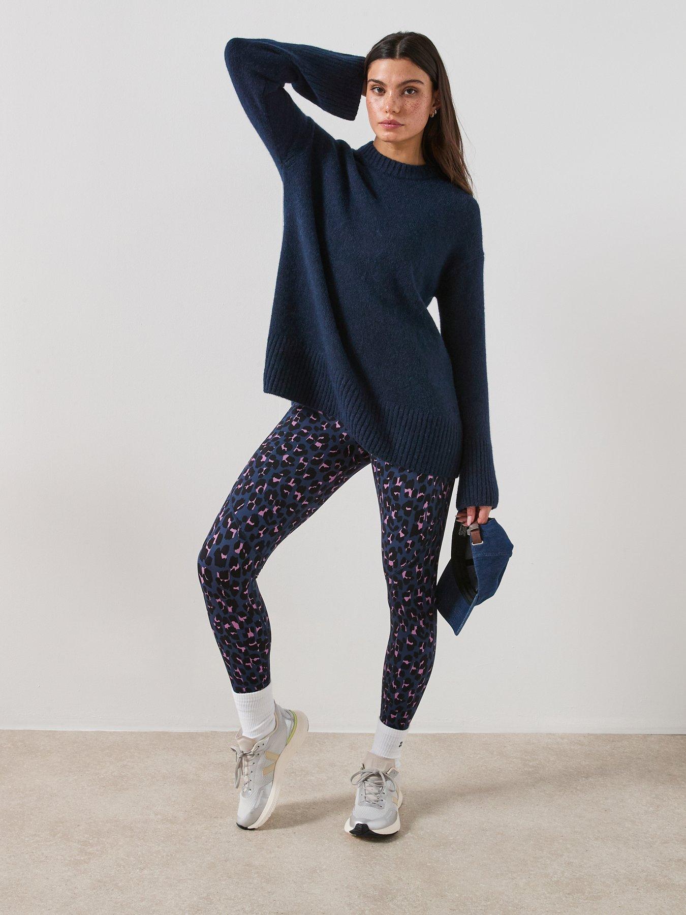 Image 3 of 4 of Sweaty Betty Womens Pinnacle Wool Crew Neck Jumper - Blue