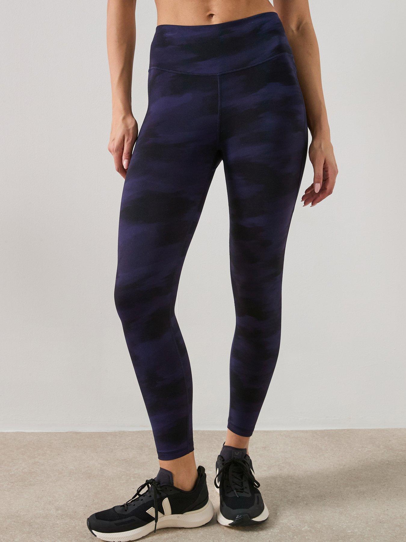 Image 1 of 5 of Sweaty Betty Womens Yoga Ultimate Studio 7/8 Tights - Blue