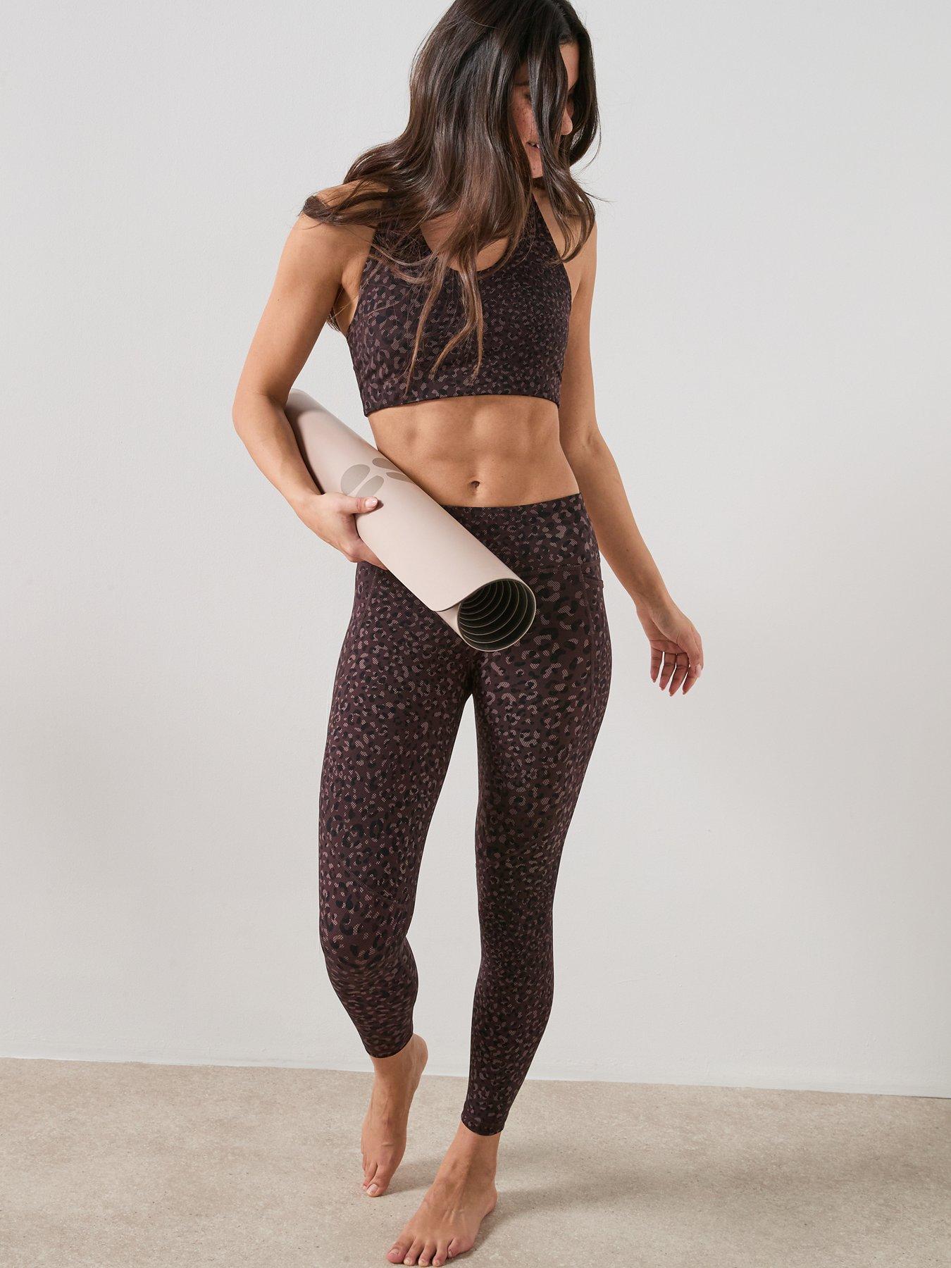 Image 3 of 4 of Sweaty Betty Womens Training Power Racer Bra - Brown