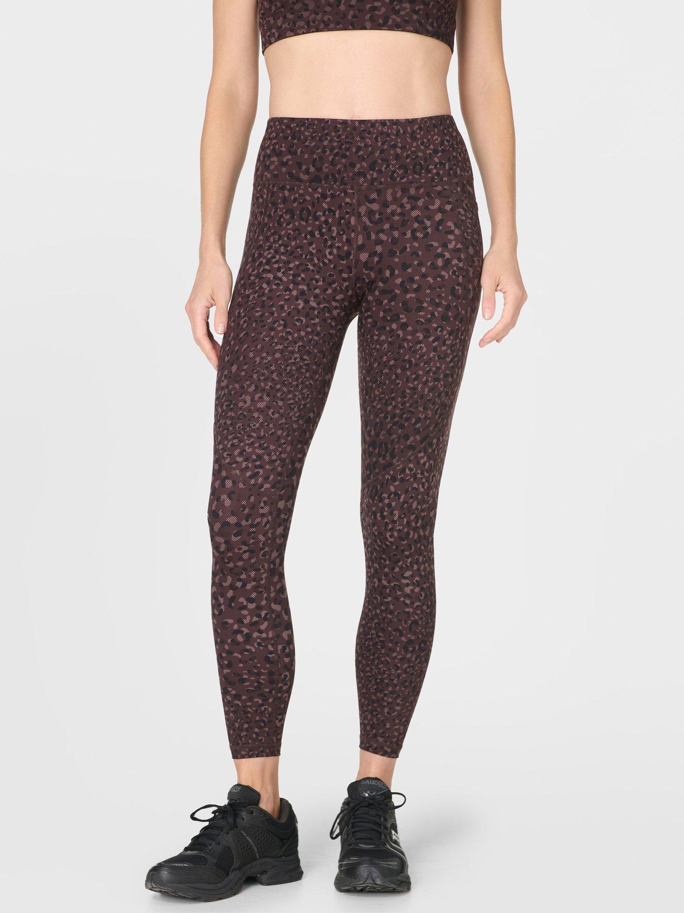 Sweaty Betty Womens Training Power 7/8 Workout Tights - Brown