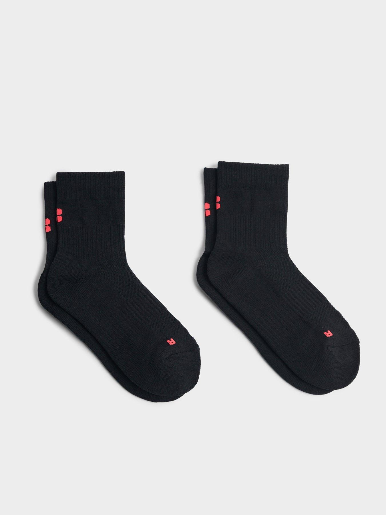Image 3 of 3 of Sweaty Betty Women's Running Crew Socks 2 Pack - Black