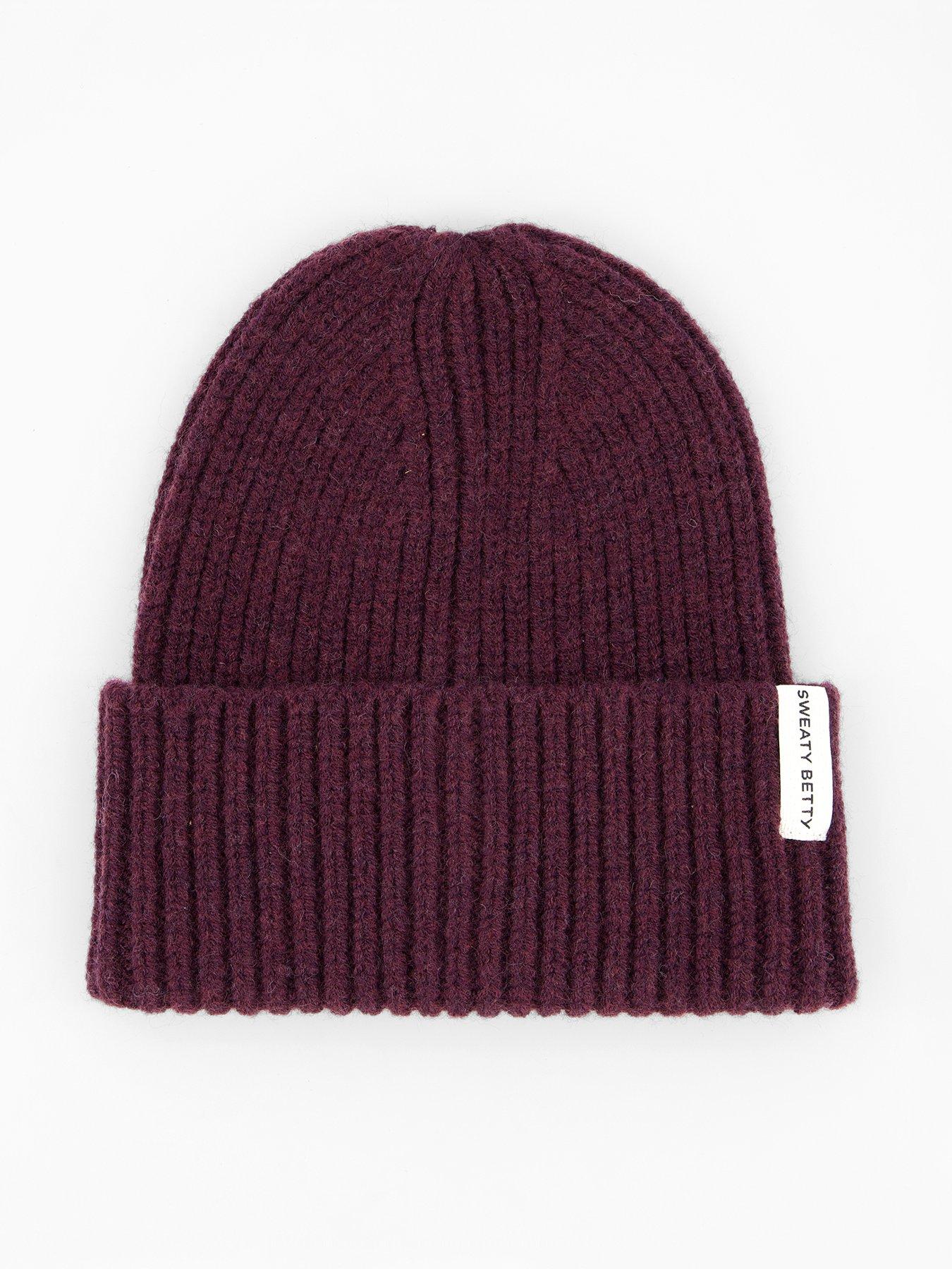 Sweaty Betty Womens Soft Cloud Knitted Beanie - Purple