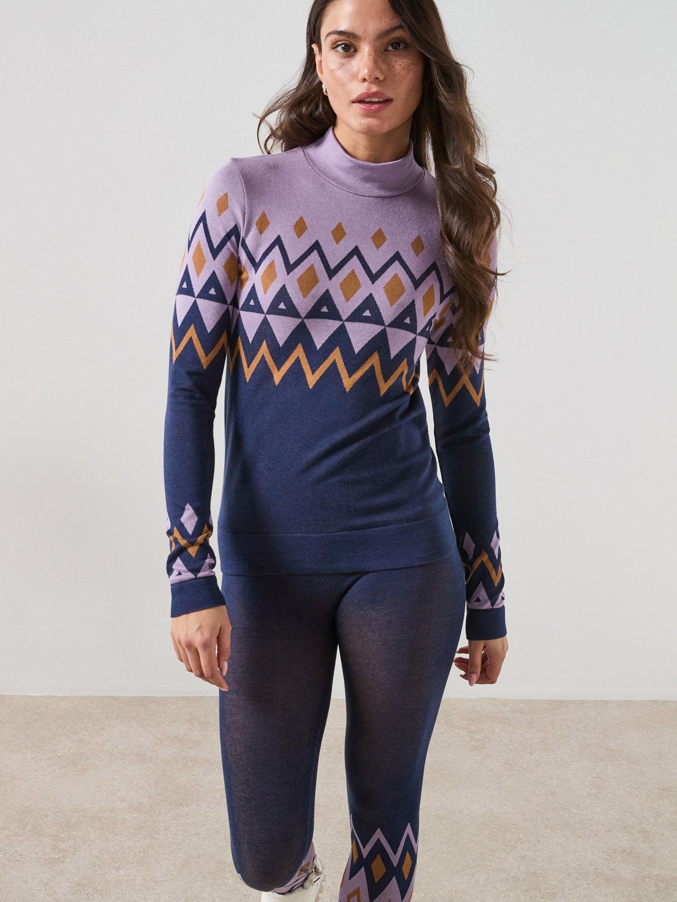 sweaty-betty-womens-ski-modal-high-neck-jacquard-base-layer-top-purple