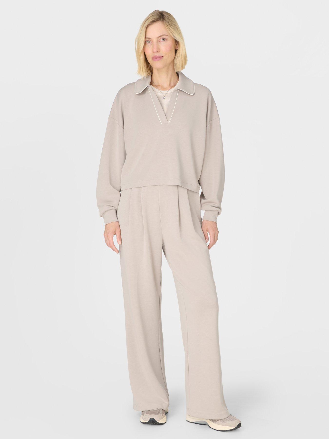 sweaty-betty-womens-training-sand-wash-crop-henley-sweatshirt-beigeback