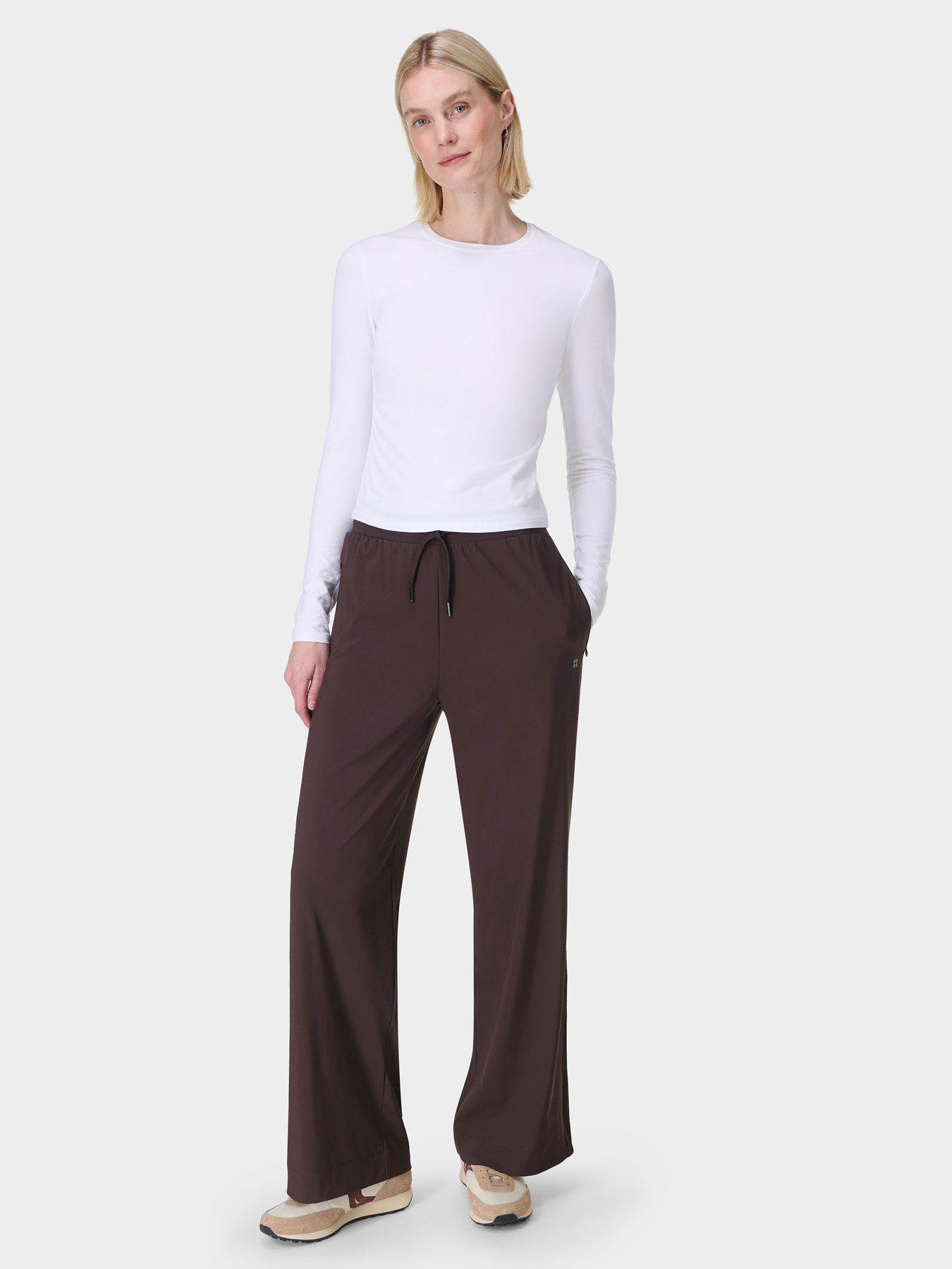 sweaty-betty-womens-explorer-side-stripe-wide-leg-30-trousers-brownback