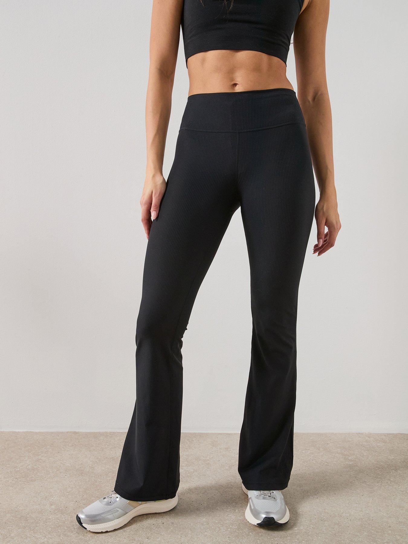 sweaty-betty-womens-training-glow-flex-rib-32-flare-trousers-black
