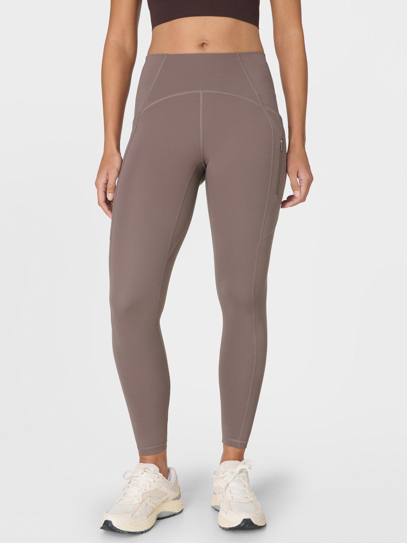 Sweaty Betty Womens Training Winter Power 7/8 Tights - Brown