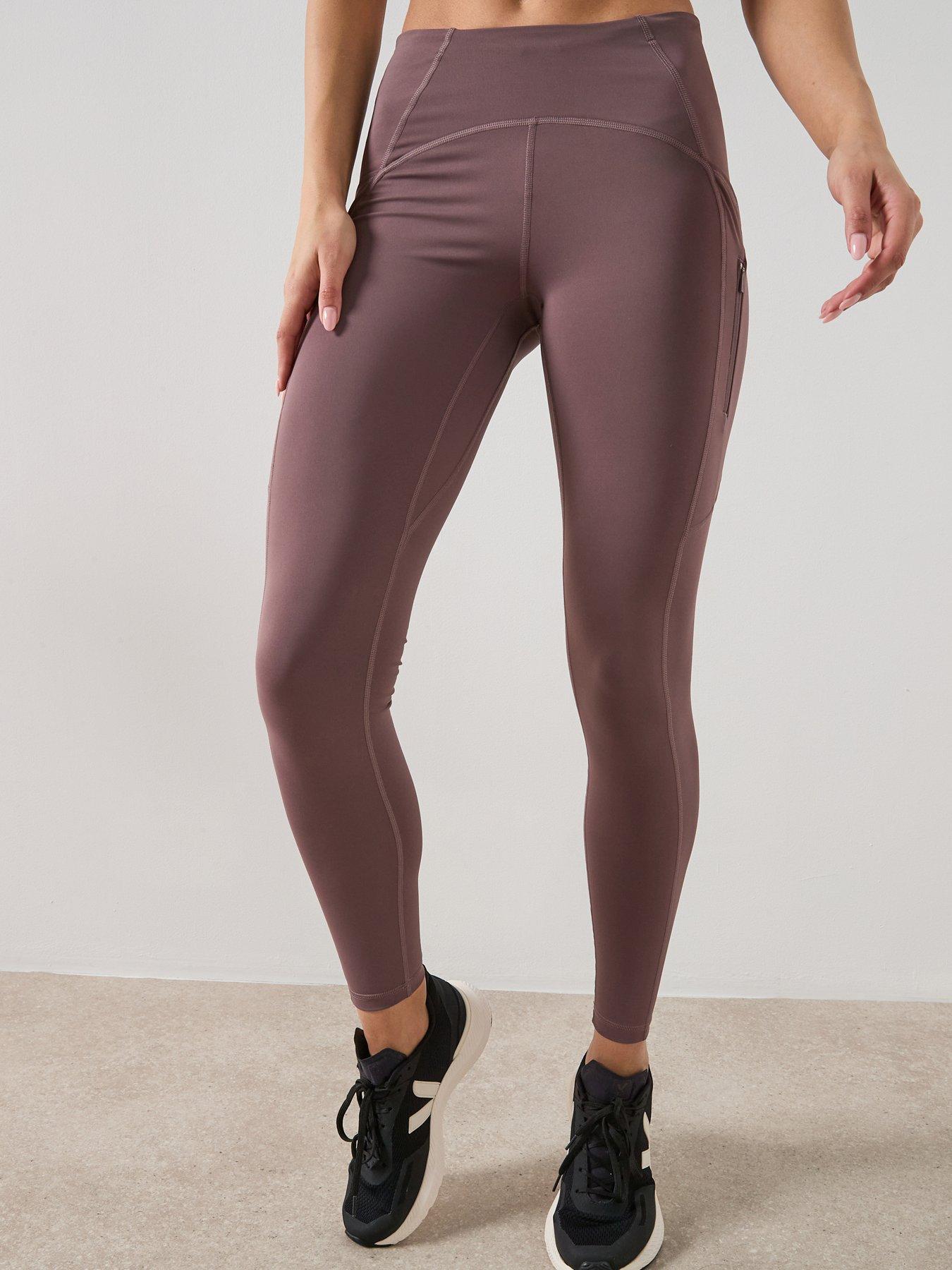 Image 1 of 4 of Sweaty Betty Womens Training Winter Power 7/8 Tights - Brown