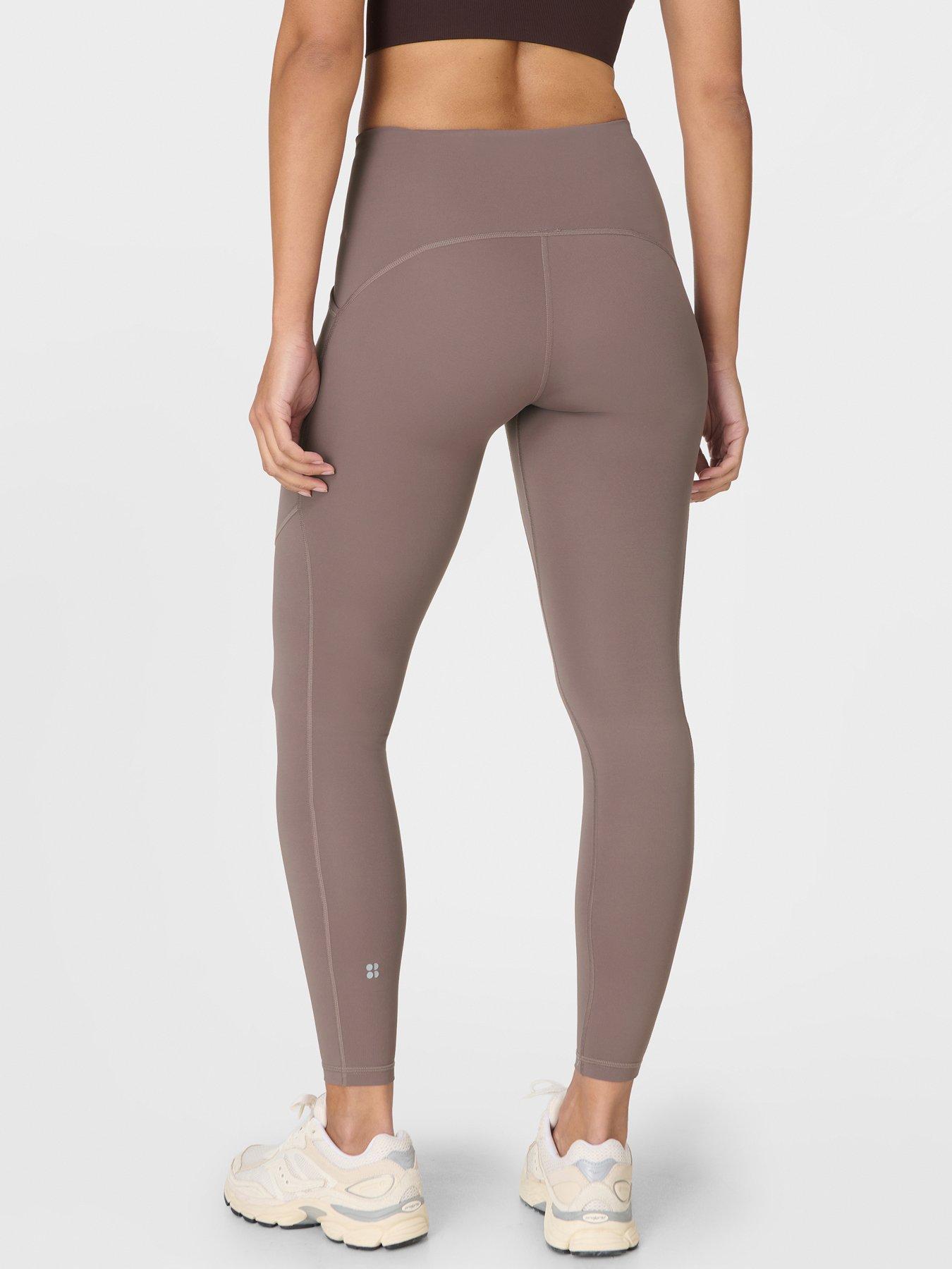 Image 2 of 4 of Sweaty Betty Womens Training Winter Power 7/8 Tights - Brown