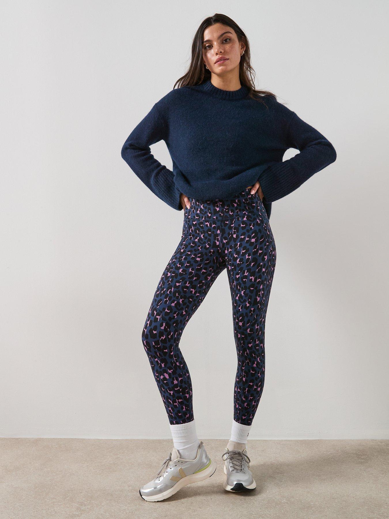 Image 3 of 4 of Sweaty Betty Womens Training Power 7/8 Workout Tights - Purple