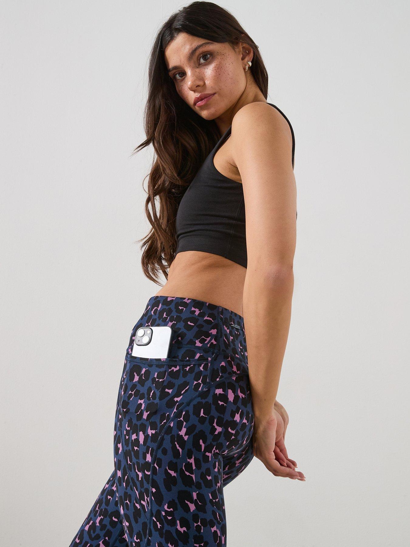 Image 4 of 4 of Sweaty Betty Womens Training Power 7/8 Workout Tights - Purple