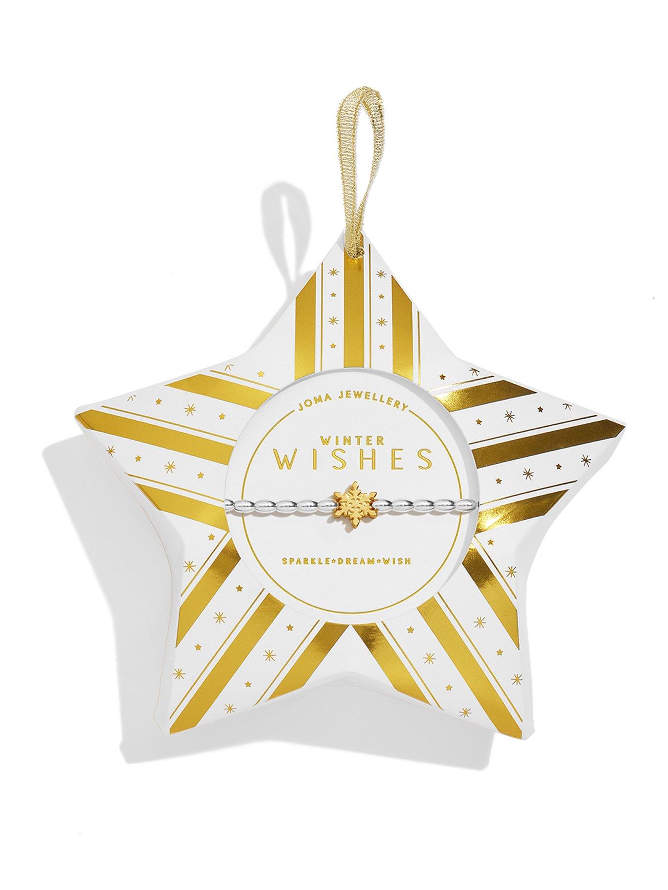 Joma Jewellery CHRISTMAS WISH , WINTER WISHES , Silver & Gold Plated , Bracelet , 17.5cm stretch