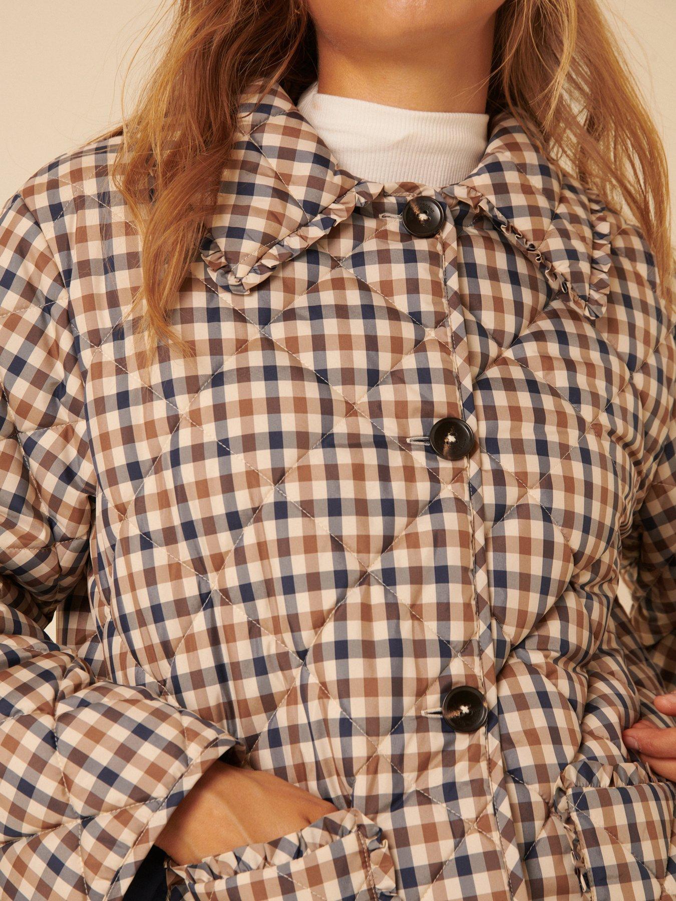 Image 3 of 6 of Nobodys Child Oscar Frill Quilted Jacket - Multi