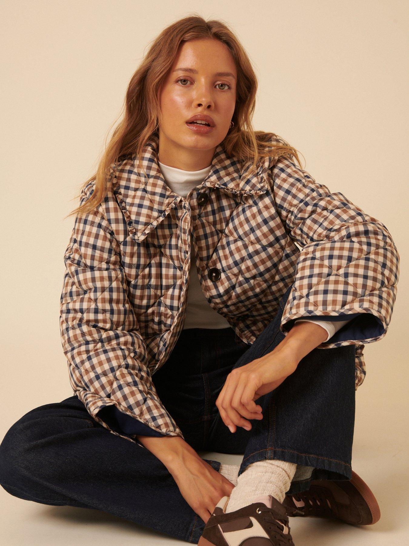 Image 5 of 6 of Nobodys Child Oscar Frill Quilted Jacket - Multi