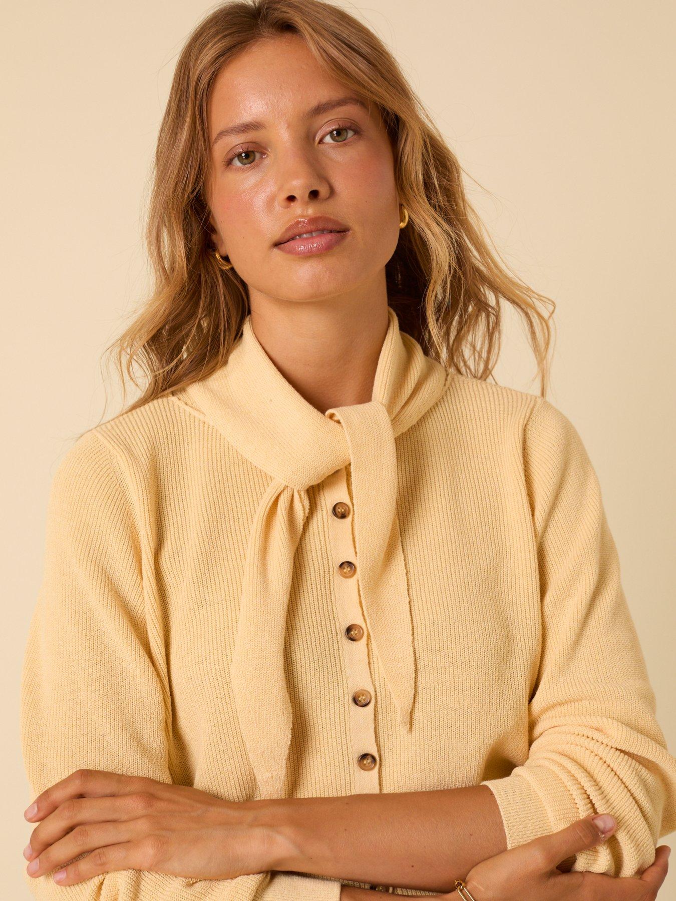 nobodys-child-neckerchief-tie-cardigan-yellowoutfit
